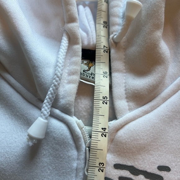 Boss Kangaroo Australia White Zipper hoodie Size XL - Picture 9 of 12